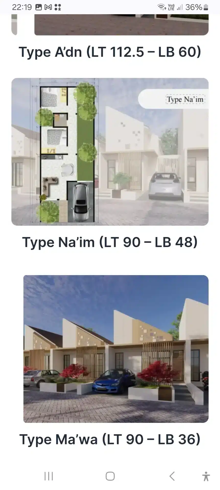 Desain Website Property Developer 20 10 BJG BJR mobile