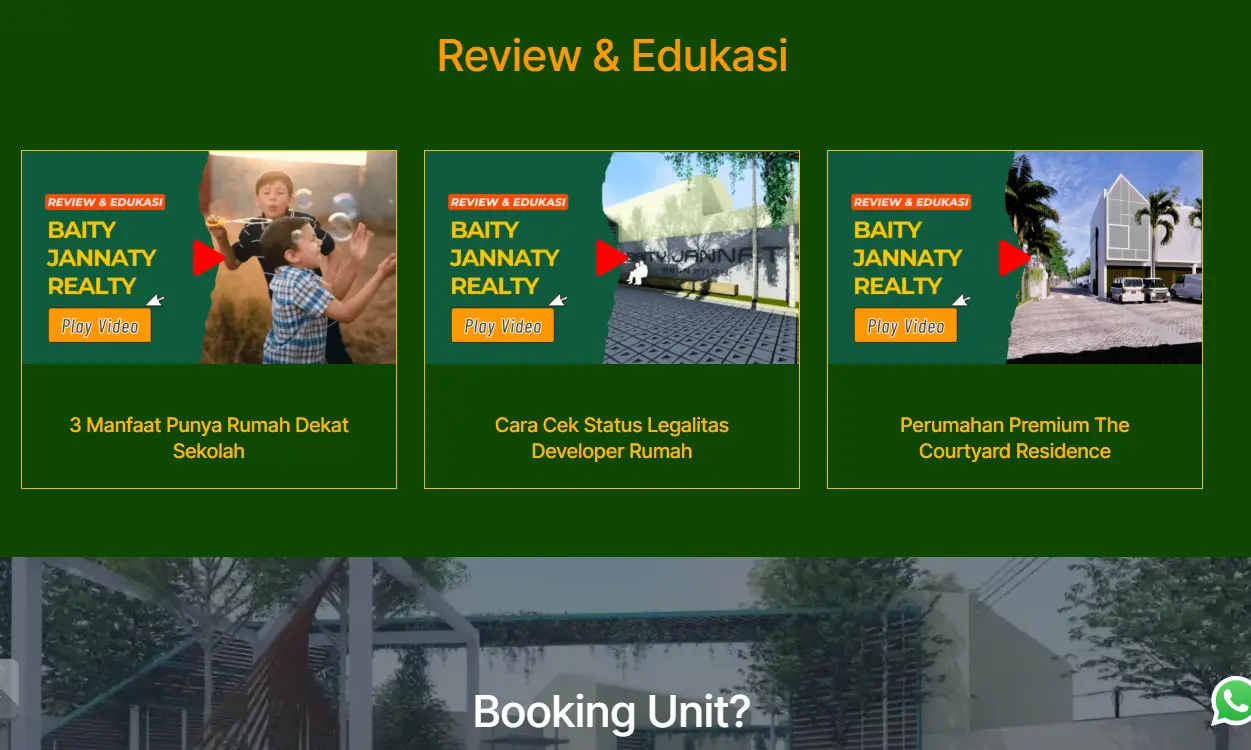 Desain Website Property Developer 3 3 Homepage BJR