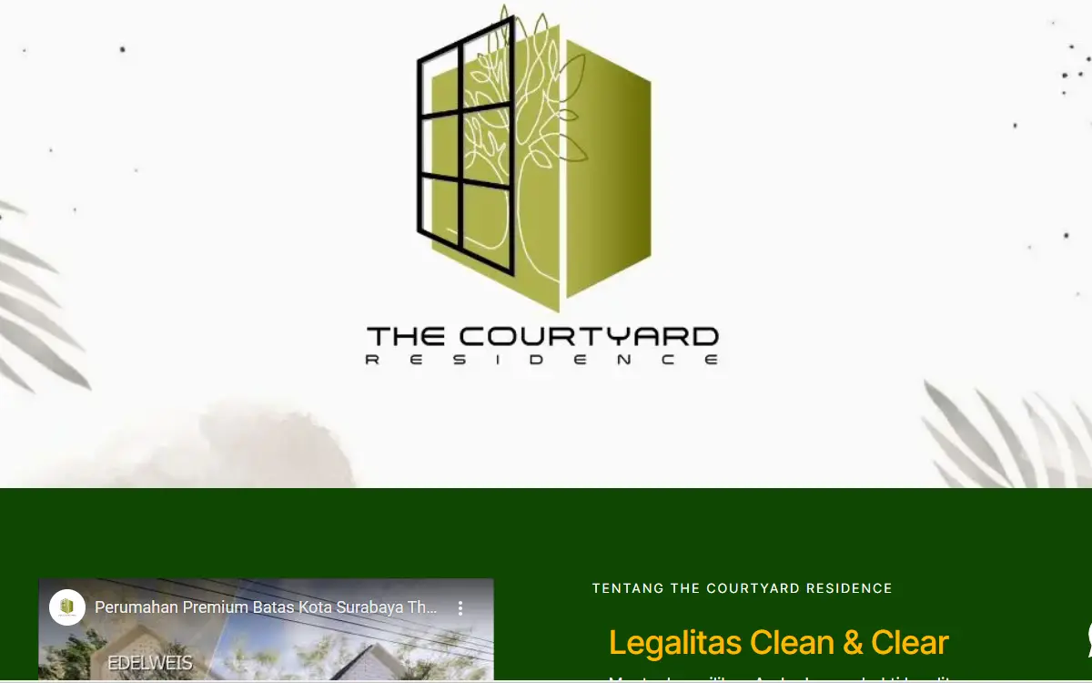 Desain Website Property Developer 6 6 CTR BJR