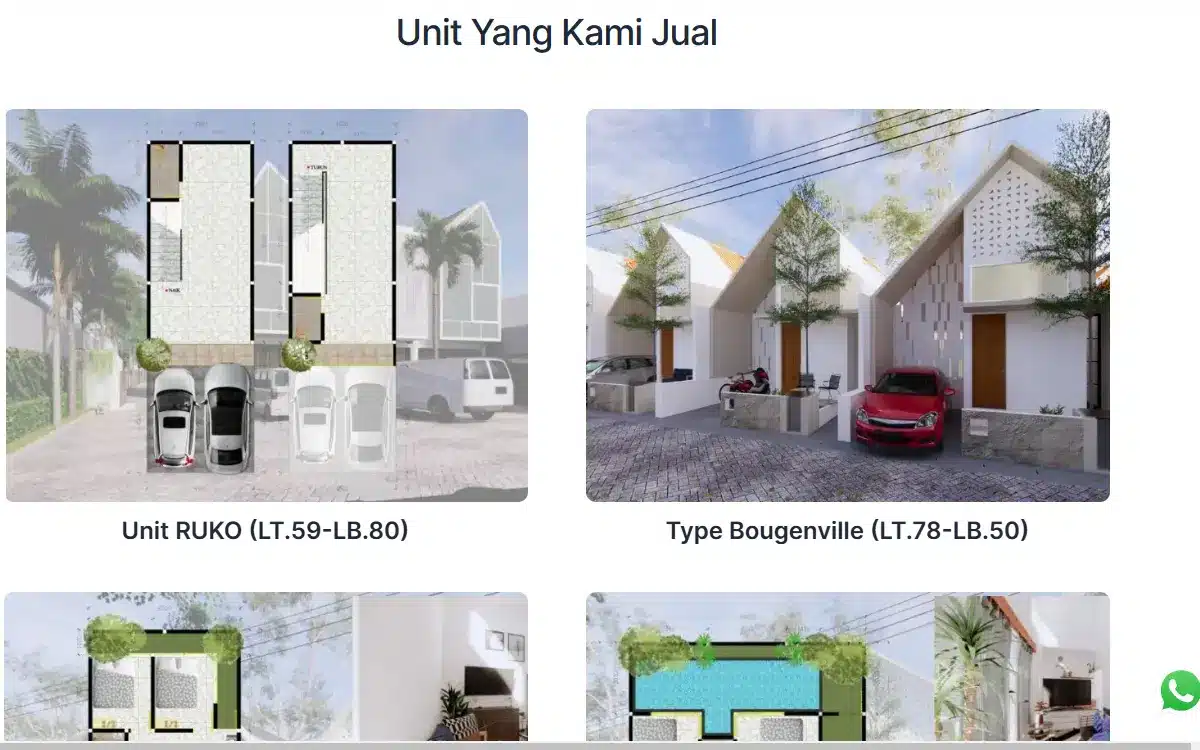 Desain Website Property Developer 7 7 CTR BJR