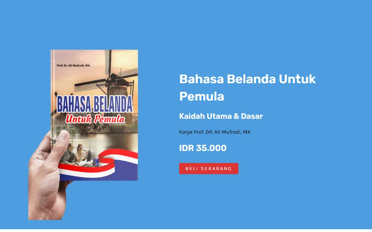 Desain Website Penulis Buku 9 8 Buku Bahasa Belanda Untuk Pemula